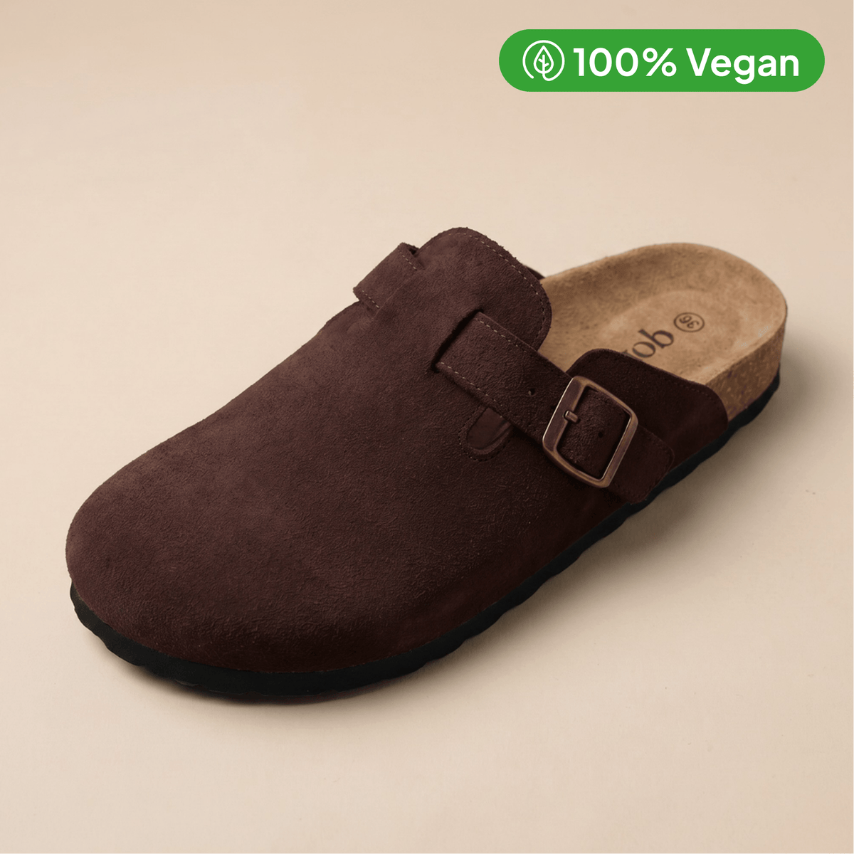 100% Vegan Suede Clogs